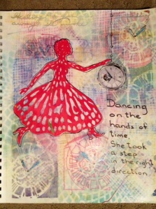 Art Journal August 23, 2014 Dancing on the hands of time